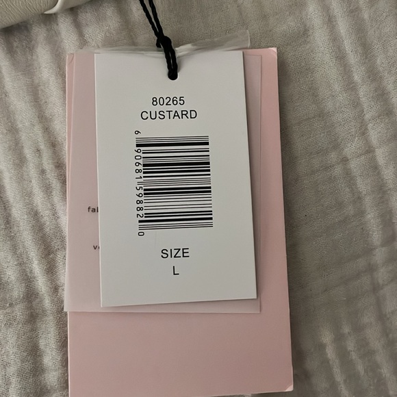 Cream vegan leather blazer NWT. Avec les Filles - Picture 8 of 11